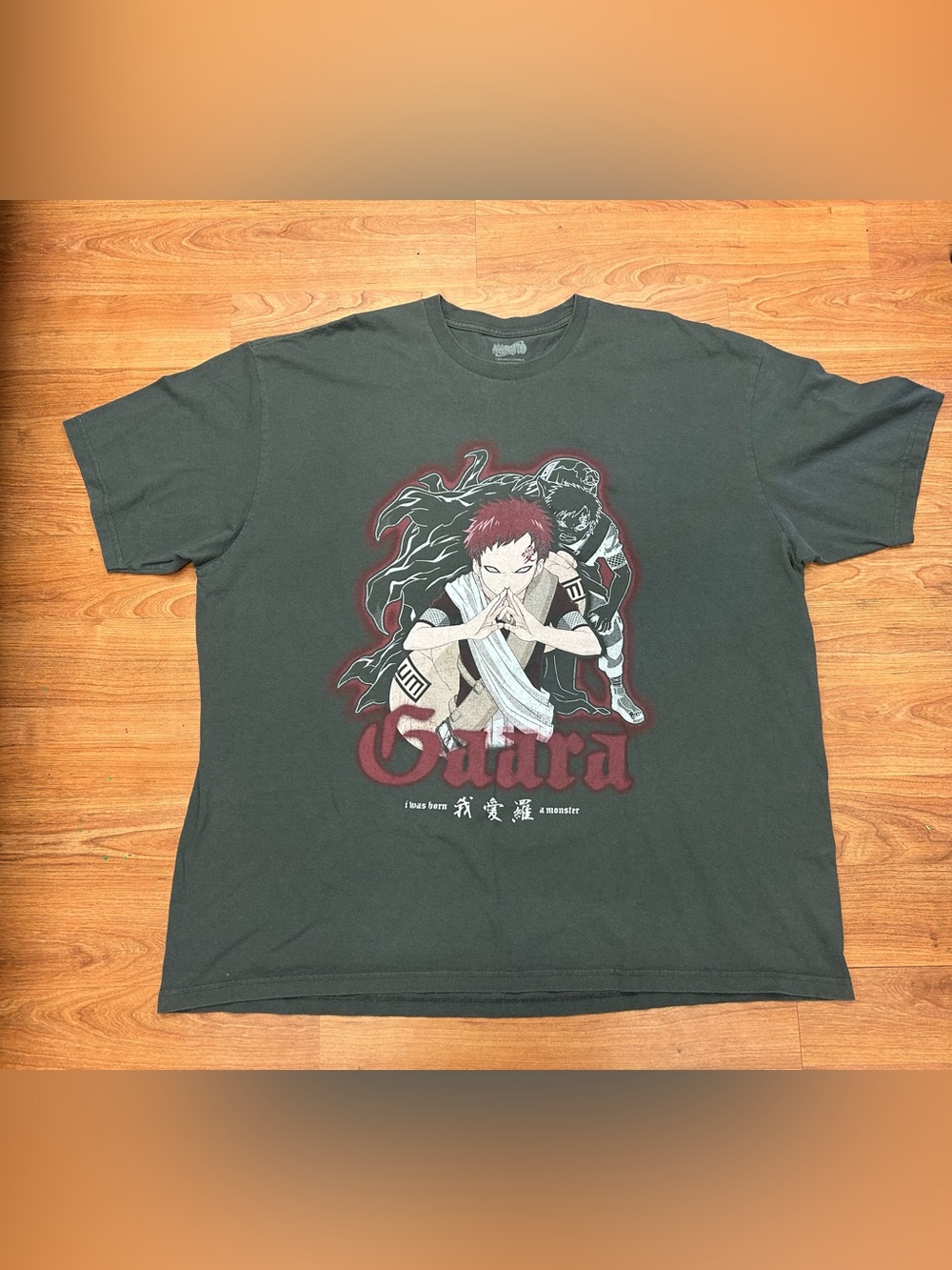 vintage goat crew naruto gaara t shirt size 3XL